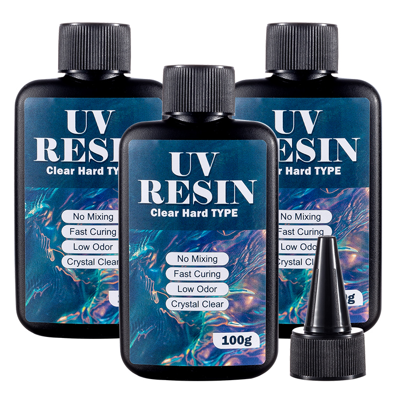 Jewelry Making Uv Resin Kit - 100/200/300g UV-hars Hard Type Kristalheldere Lijm