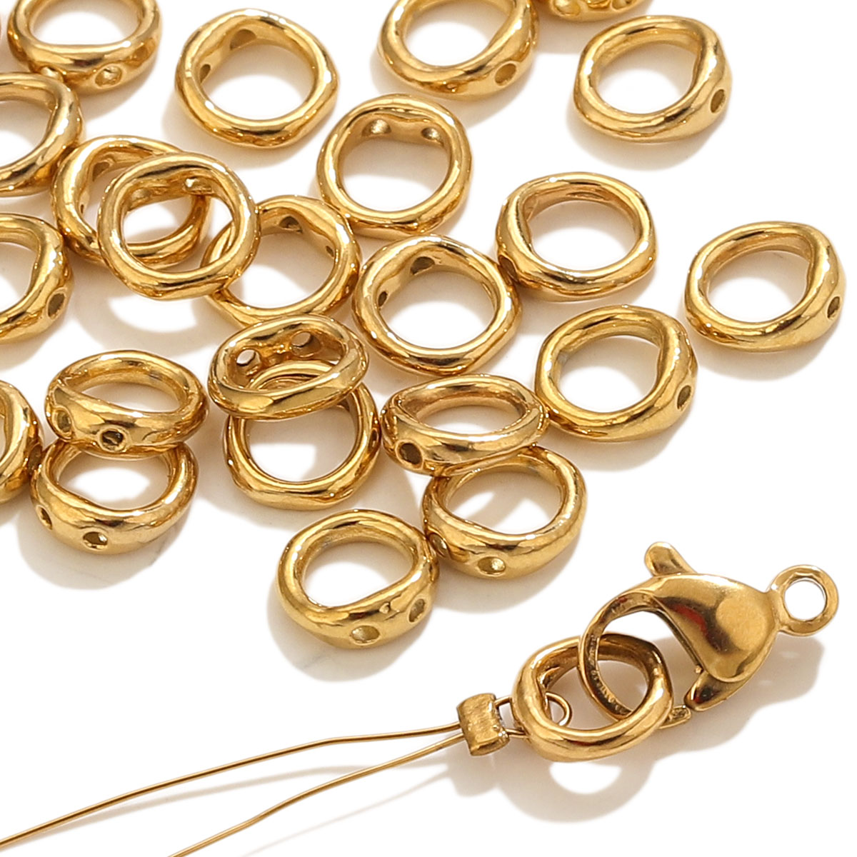 Jewelry Making Hobby - 20 stuks roestvrijstalen sluitingen eindconnectoren haken