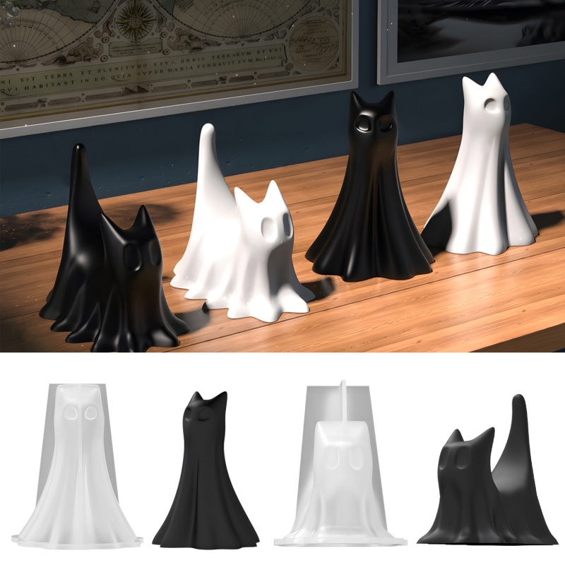 Jewelry Making Uv Resin Kit - Ghost Cat Halloween Desktop Ornament Gips
