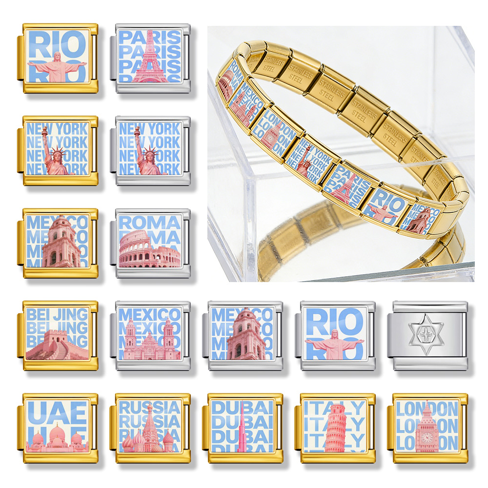 Jewelry Making Newcastle - GEMOSA Charm Sieraden Vakantiecadeau Italiaanse Link
