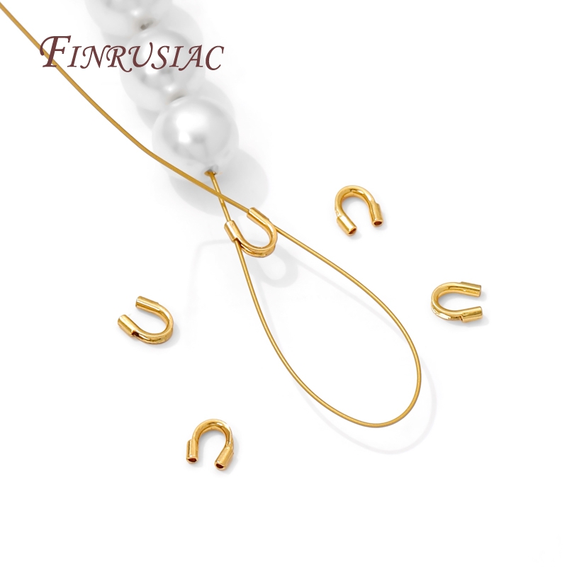 Jewelry Making Gold Wire - 18K vergulde beschermende eindkappen (beschermers) voor
