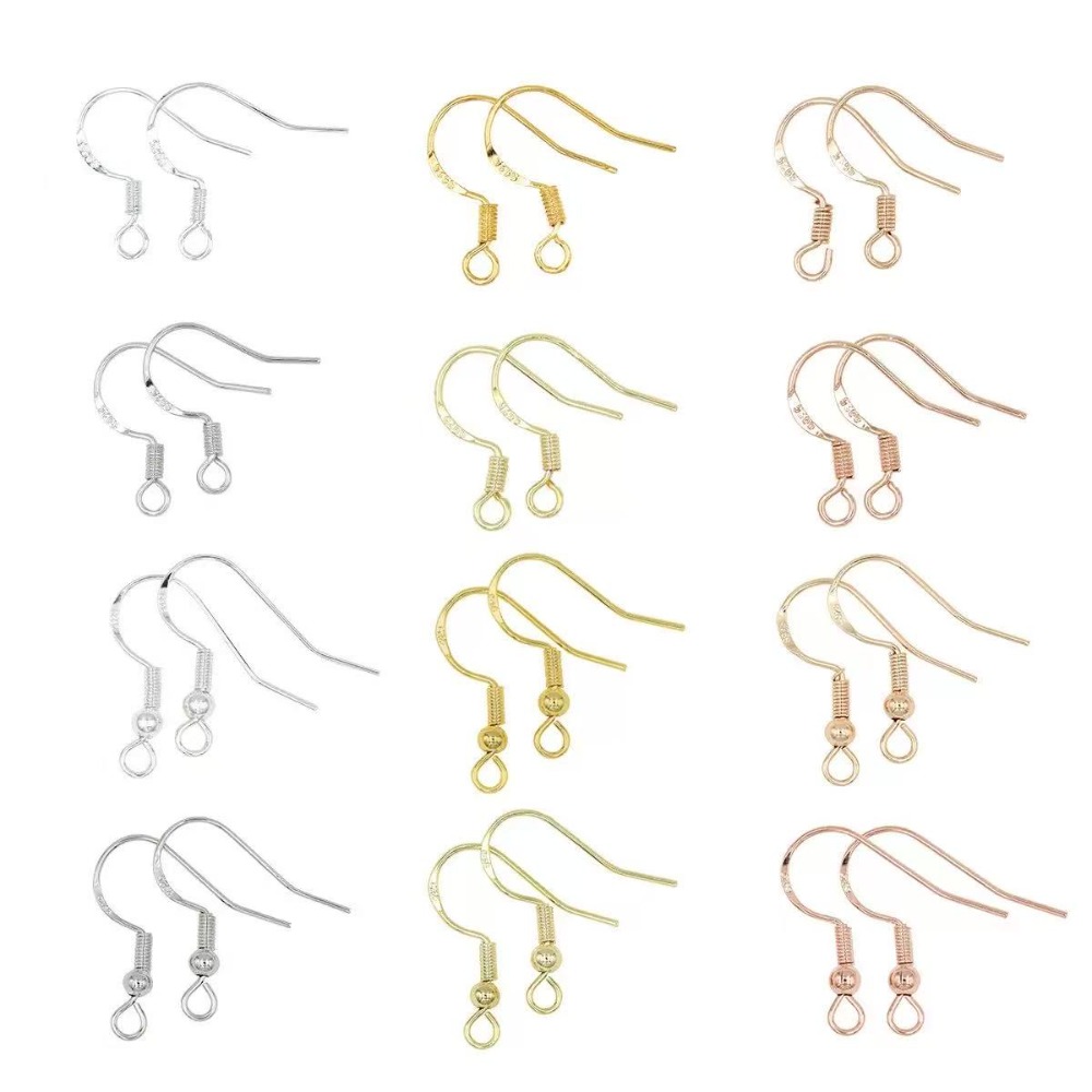 Jewelry Making Gold Wire - Vergulde oorhaakjes 100 stuks oorhaakjes achterkant