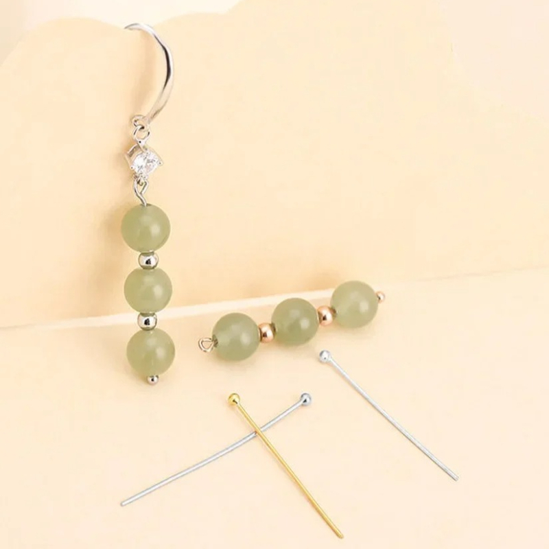 Jewelry Making Jig - 100 stuks roestvrijstalen kogelpinnen zilver vergulde