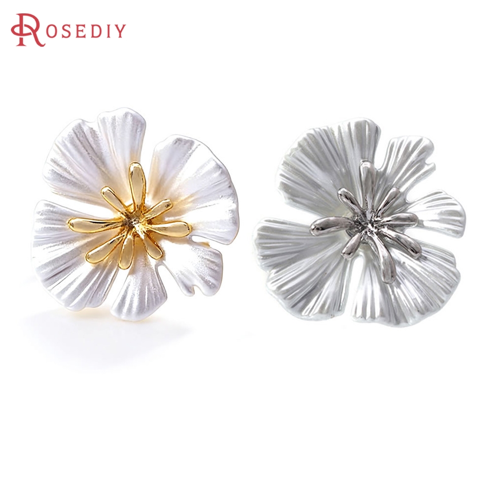 18K goudkleurige messing bloem - Jewelry Making Metals recensie en prijs