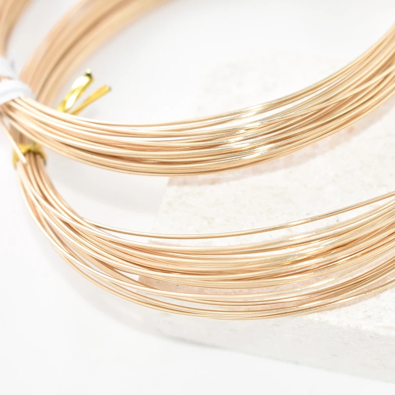 14K goud gevuld rond één meter - Jewelry Making Gold Wire recensie en prijs