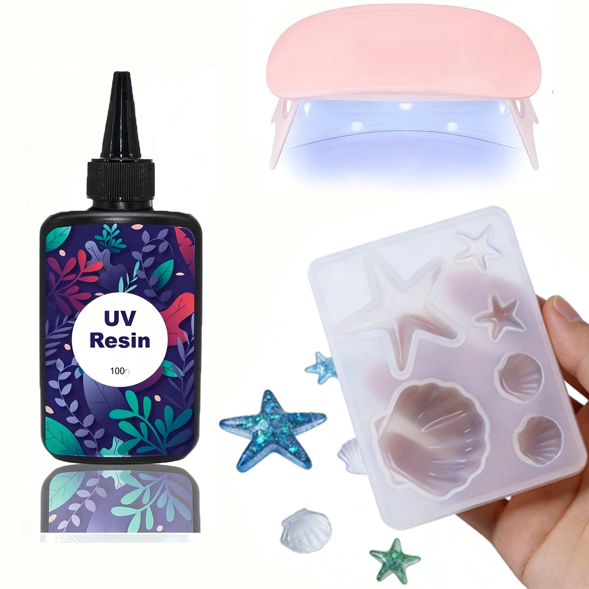DIY Oceaan Thema Kristal Epoxy - Jewelry Making Uv Resin Kit recensie en prijs