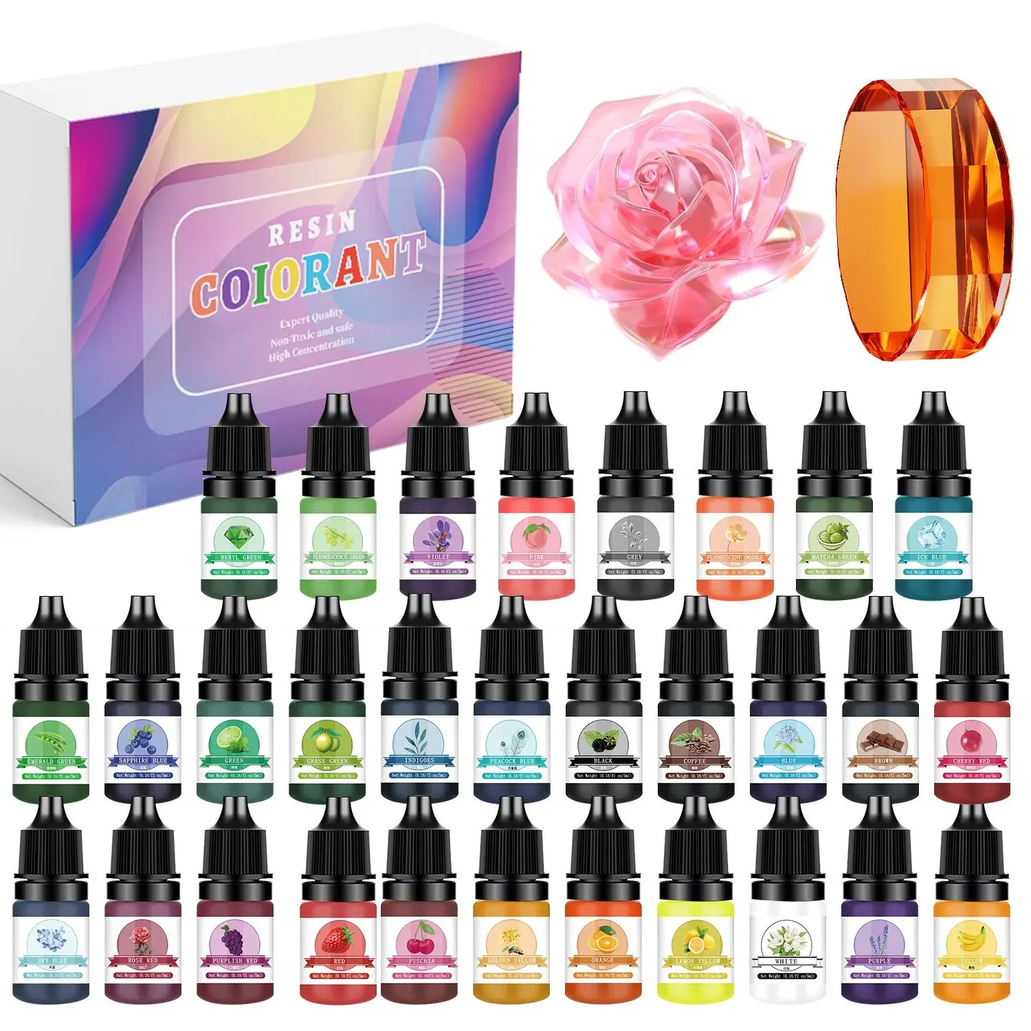 30 Kleuren 5 ml Epoxyhars Pigm - Jewelry Making Uv Resin Kit recensie en prijs