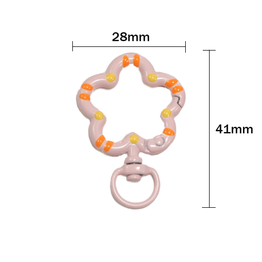 5 stks Bloem Metalen Karabijn  - Jewelry Making Kit For Beginners recensie en prijs