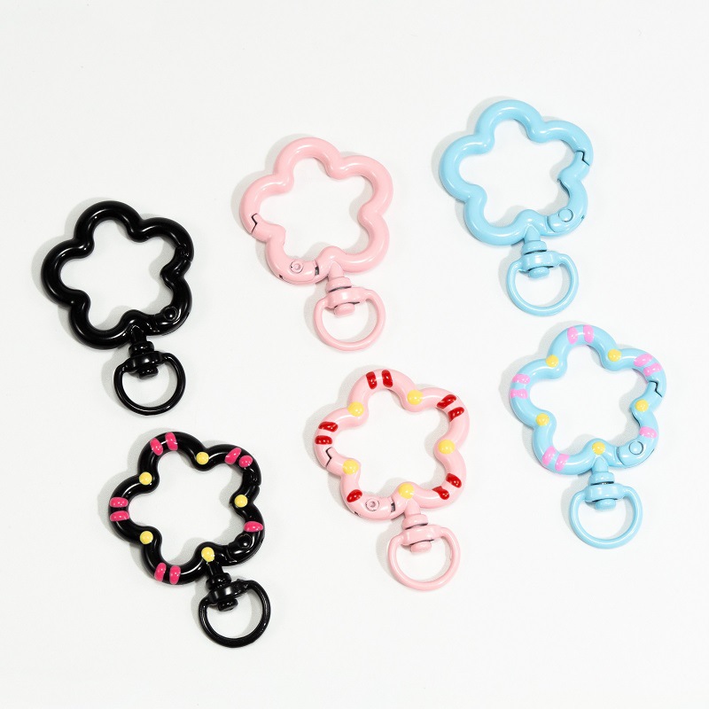 5 stks Bloem Metalen Karabijn  - Jewelry Making Kit For Beginners recensie en prijs