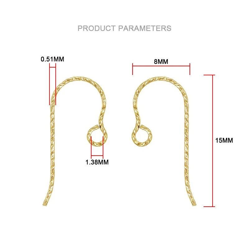 Sparkle Micro Oorhaakje 14K Go - Jewelry Making Gold Wire recensie en prijs