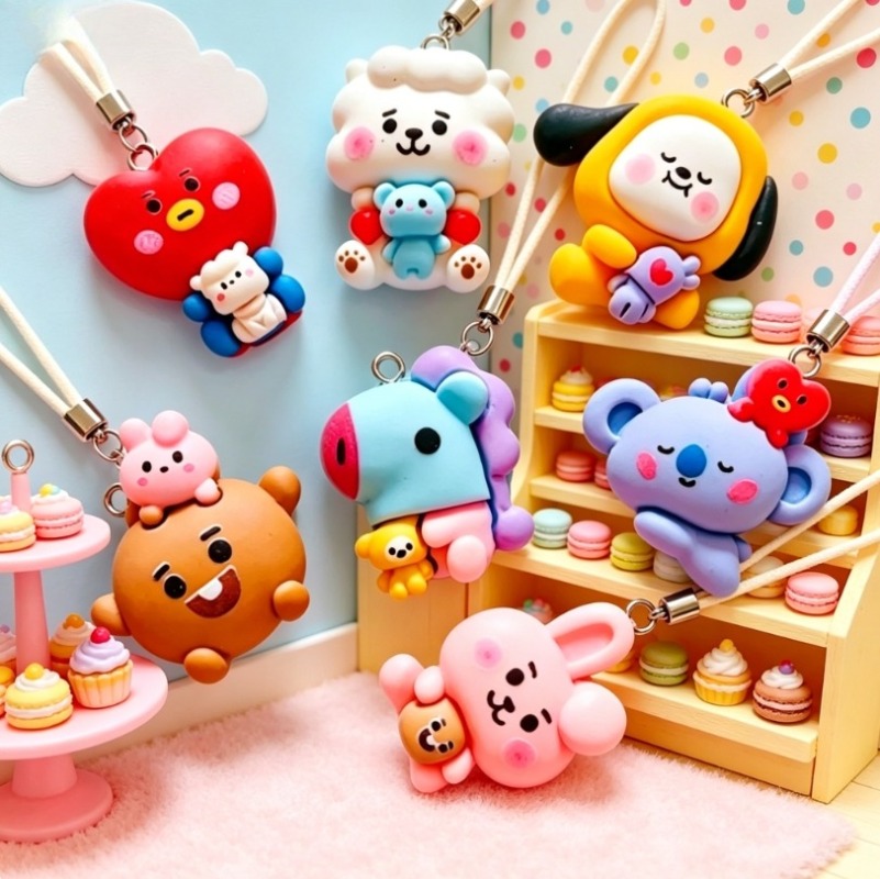 7 stks BT21 Hars Cartoon Charm - Jewelry Making Hobby recensie en prijs