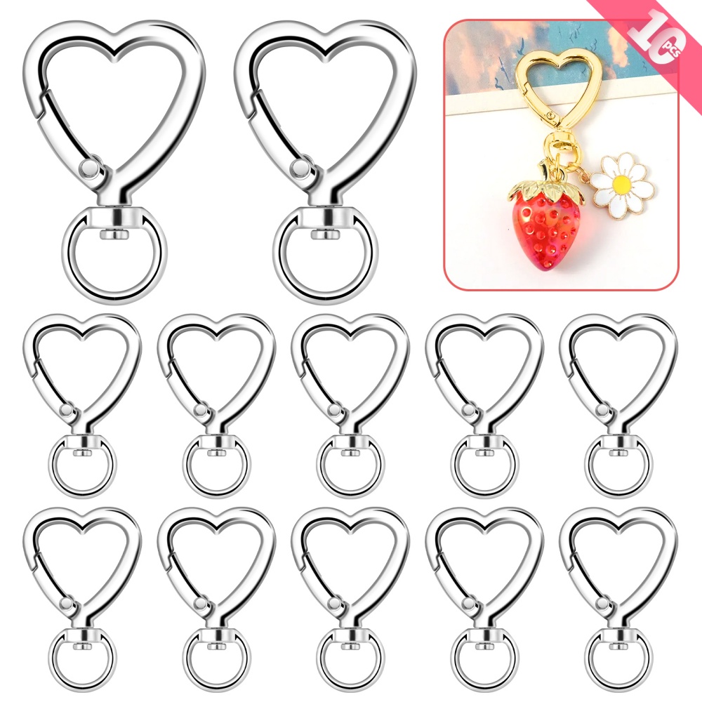 10 Stuks Metalen Hart Kreeft K - Jewelry Making Kit For Beginners recensie en prijs