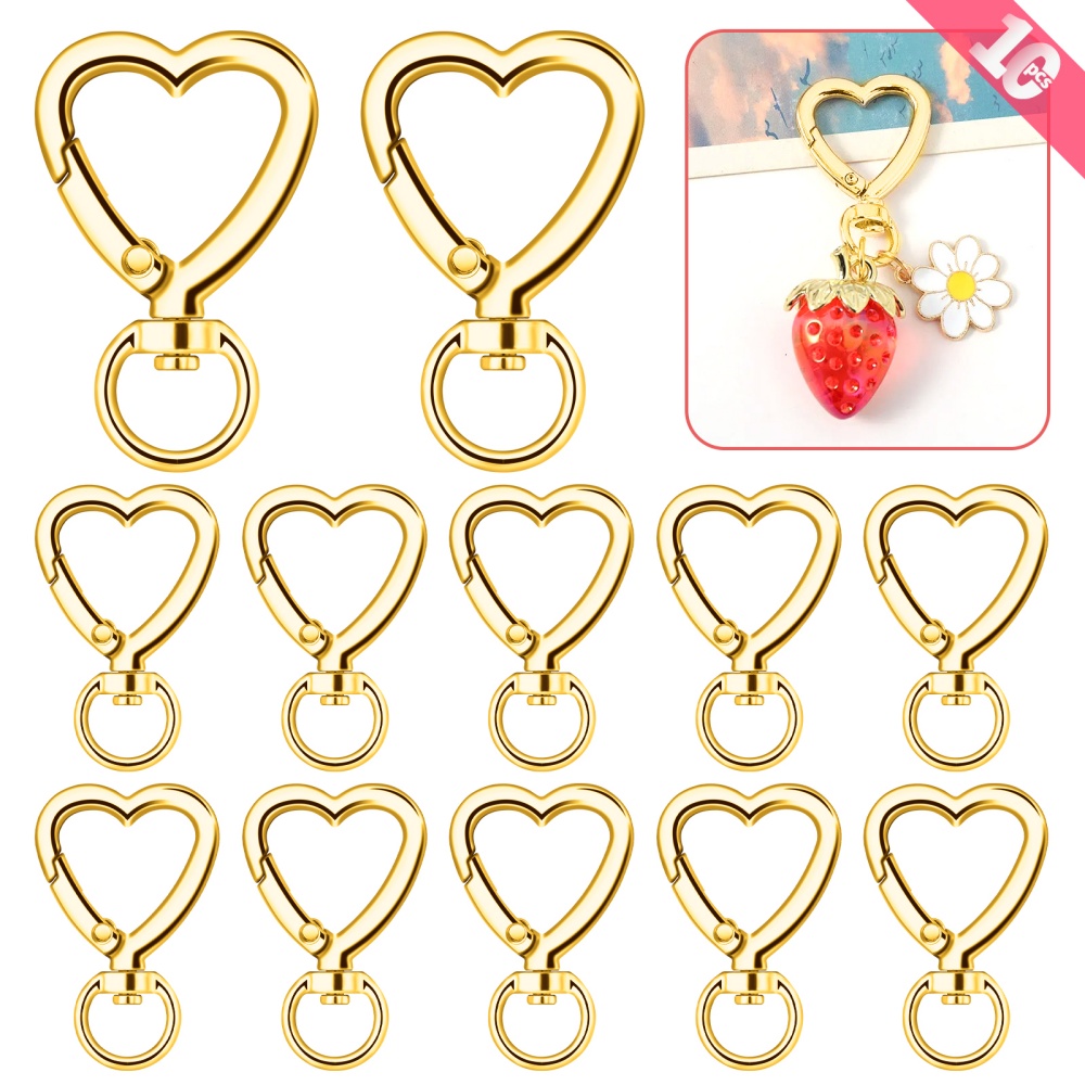 10 Stuks Metalen Hart Kreeft K - Jewelry Making Kit For Beginners recensie en prijs