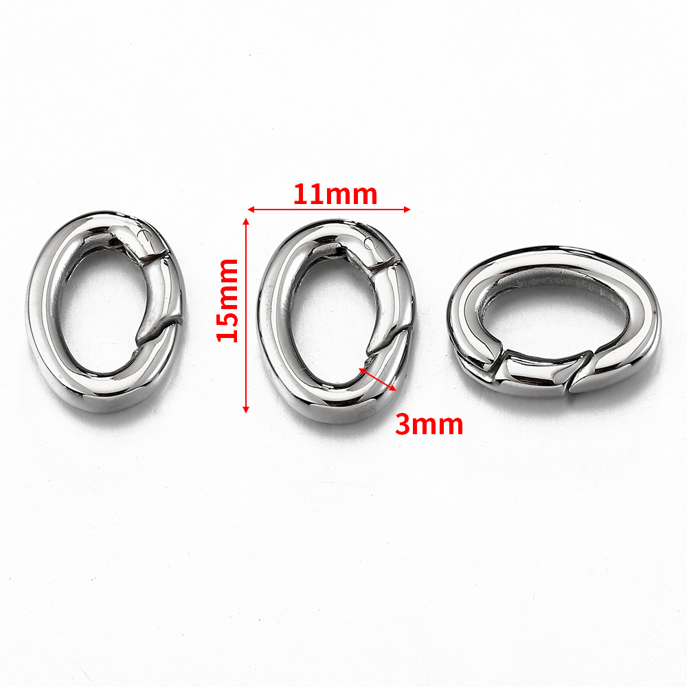 2Pcs/1Pc Rvs Lente Karabijn Ov - Jewelry Making Kit For Beginners recensie en prijs