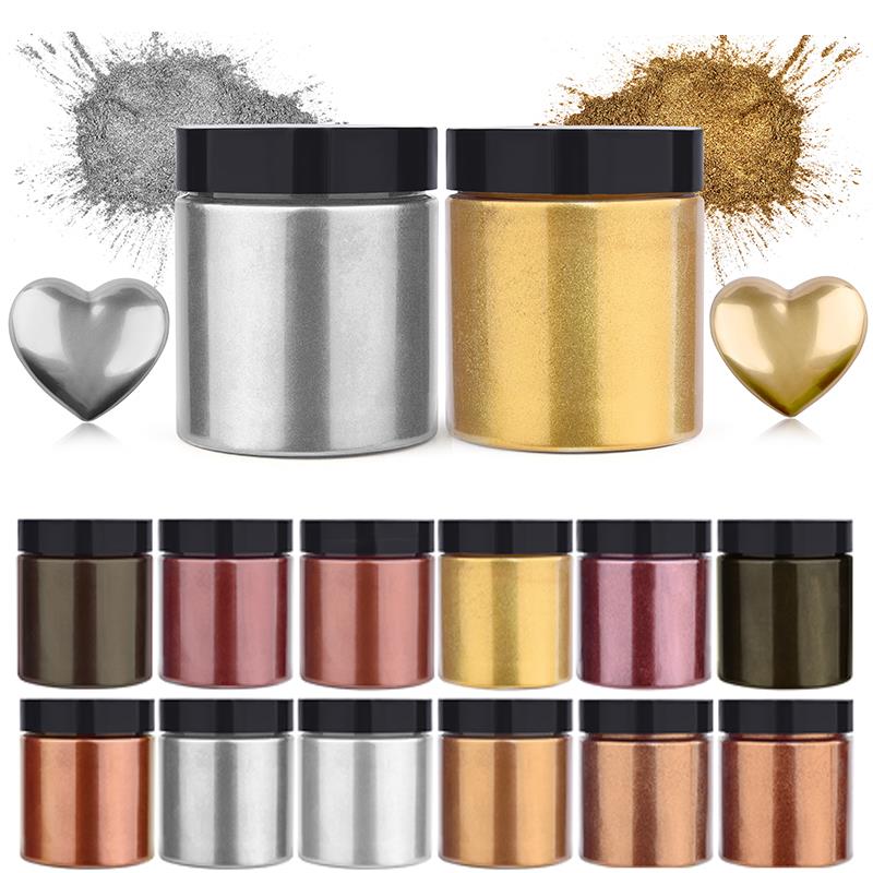 50G Shimmer Metallic Goud Zilv - Jewelry Making Uv Resin Kit recensie en prijs