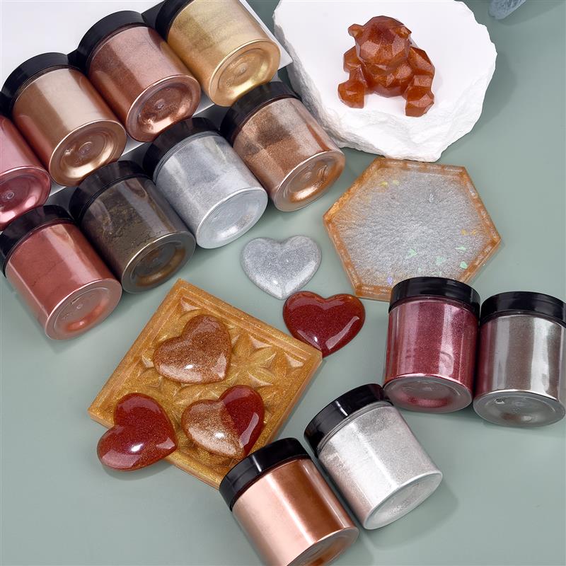 50G Shimmer Metallic Goud Zilv - Jewelry Making Uv Resin Kit recensie en prijs