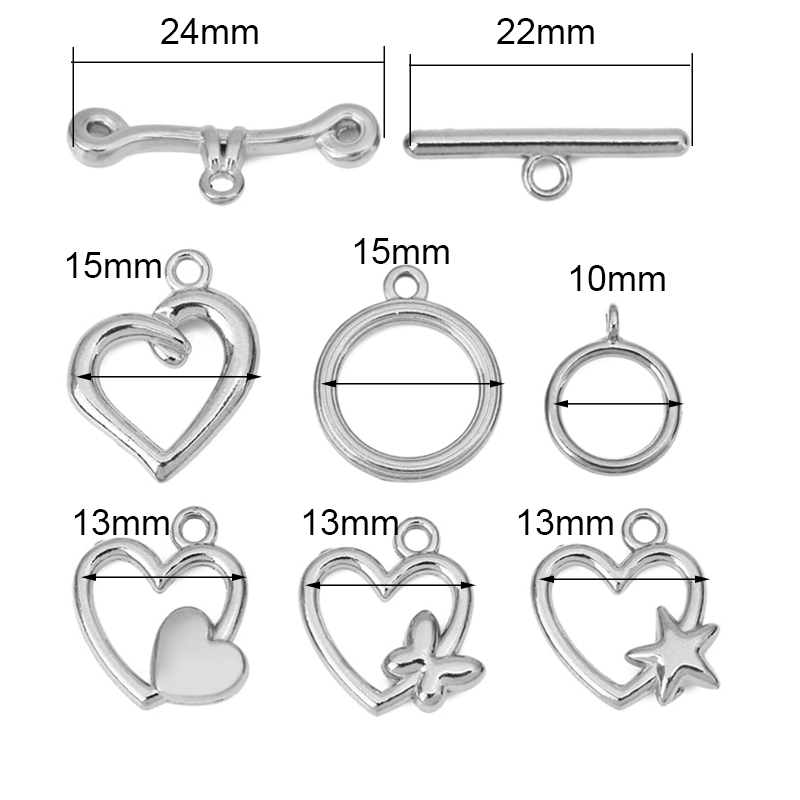 5 sets PVD Never Fade roestvri - Jewelry Making Metals recensie en prijs