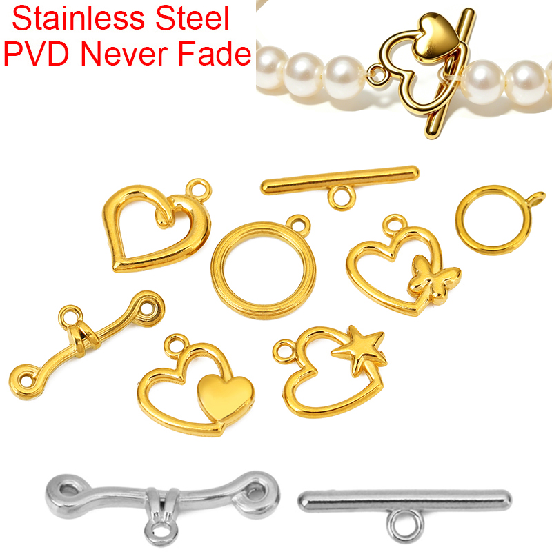 5 sets PVD Never Fade roestvri - Jewelry Making Metals recensie en prijs