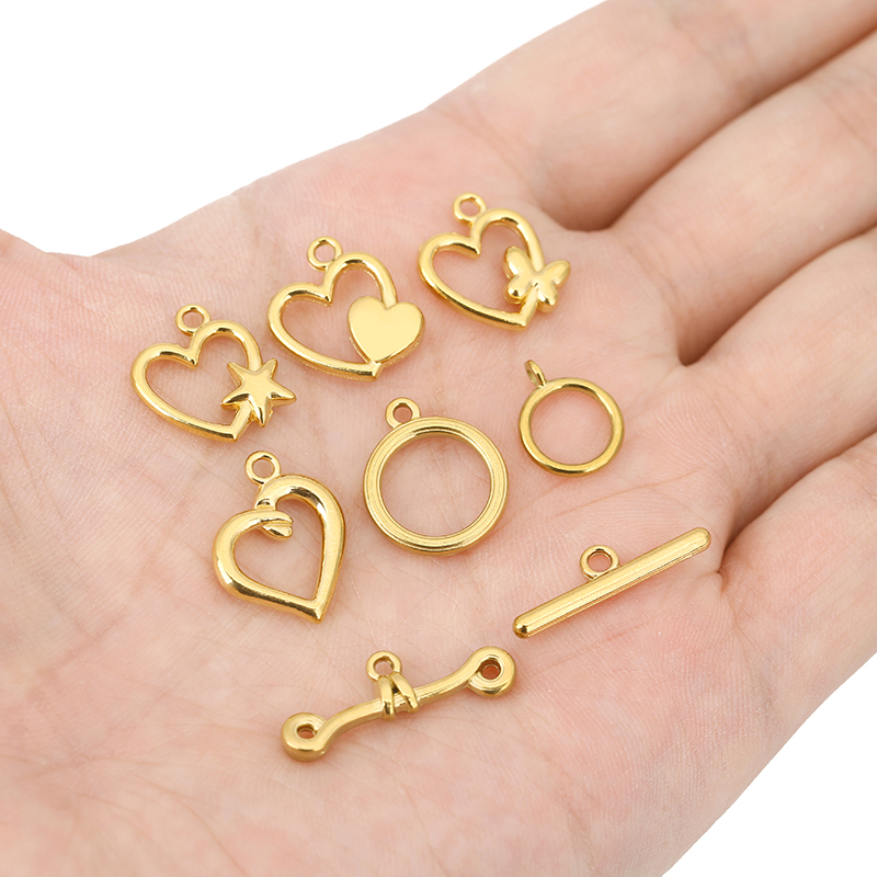5 sets PVD Never Fade roestvri - Jewelry Making Metals recensie en prijs