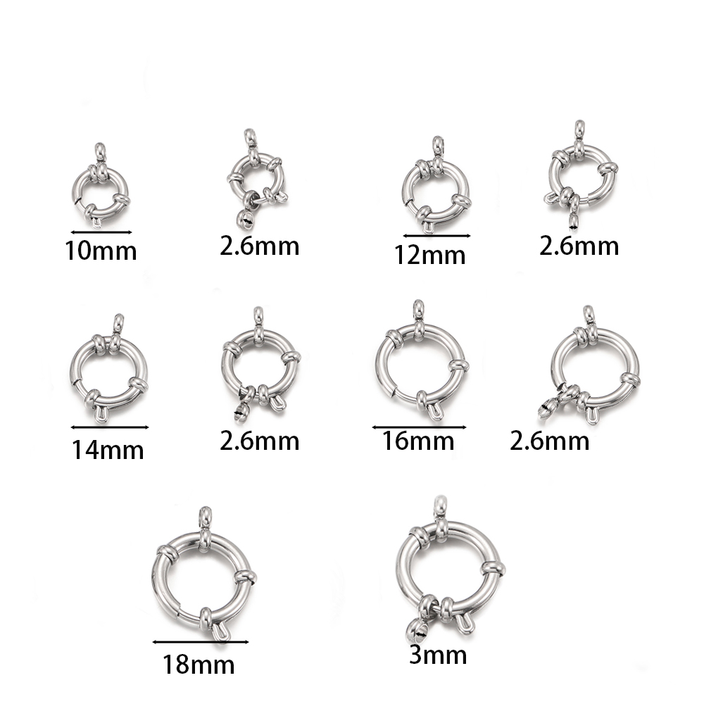 2 stuks roestvrijstalen ronde  - Jewelry Making Metals recensie en prijs