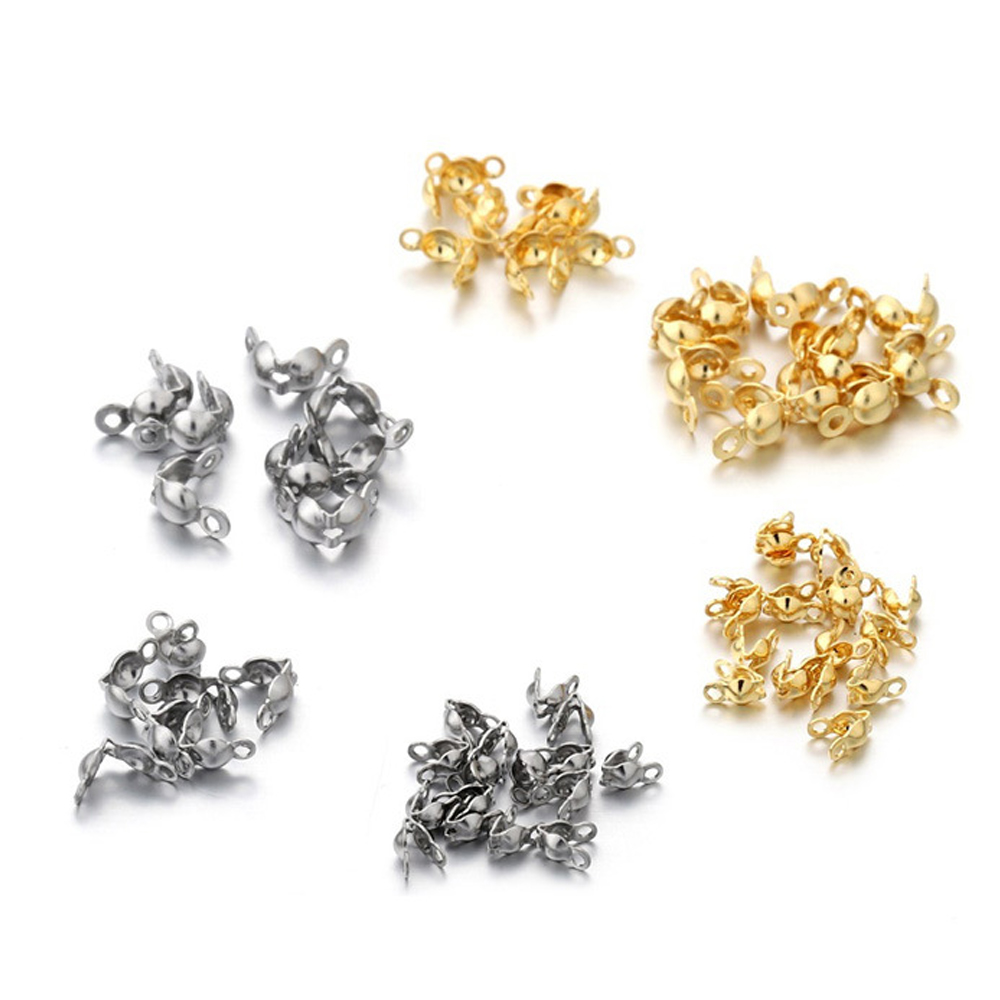 100Pcs Rvs Vergulde Clamshell  - Jewelry Making Knots For Clasps recensie en prijs