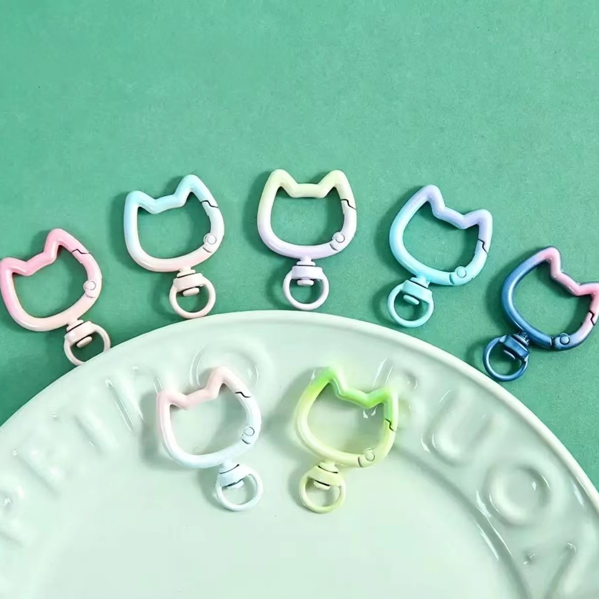 5-10PCS Gradiënt Leuke Kat Slu - Jewelry Making Hobby recensie en prijs